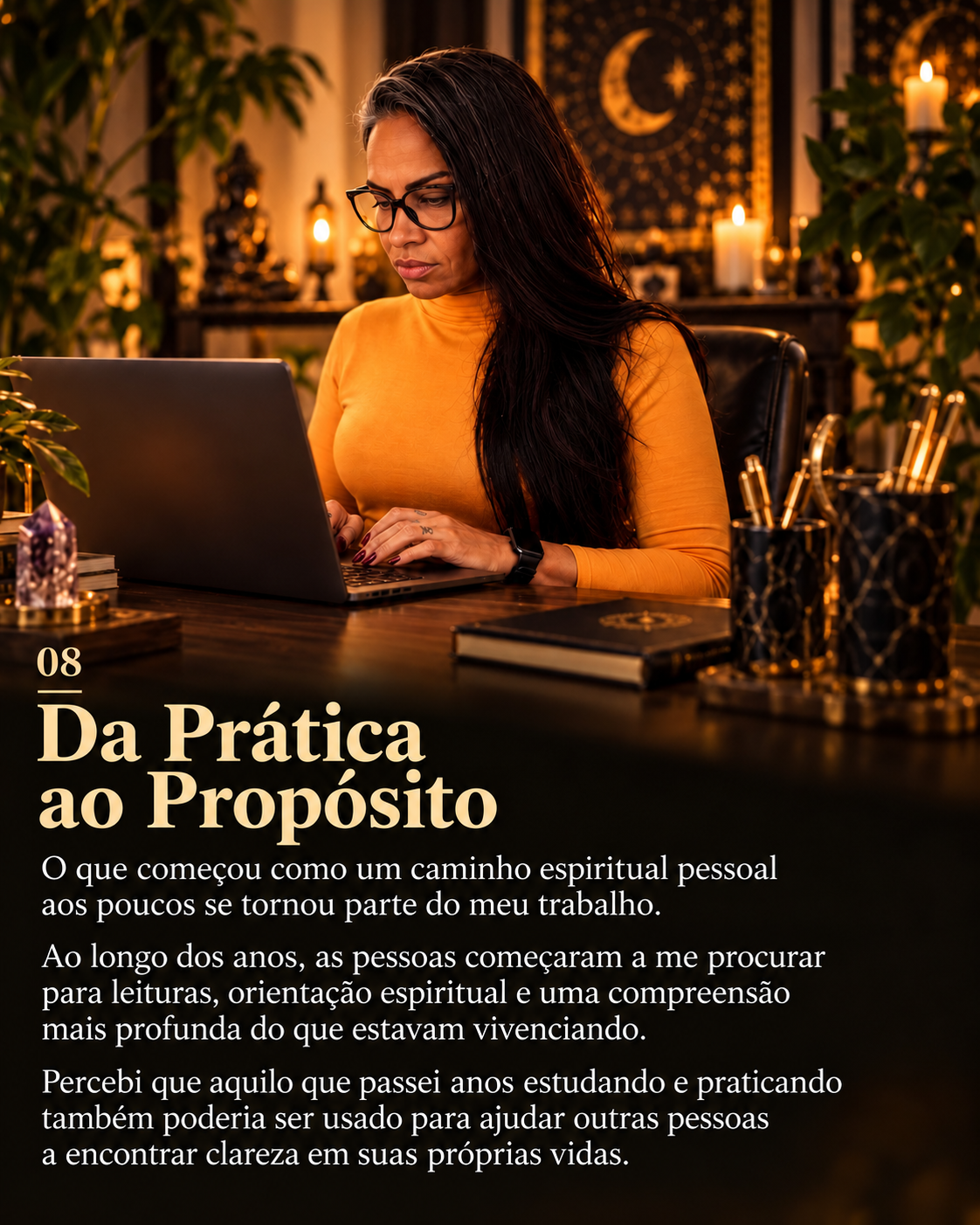 Conheça Minha História — card 08