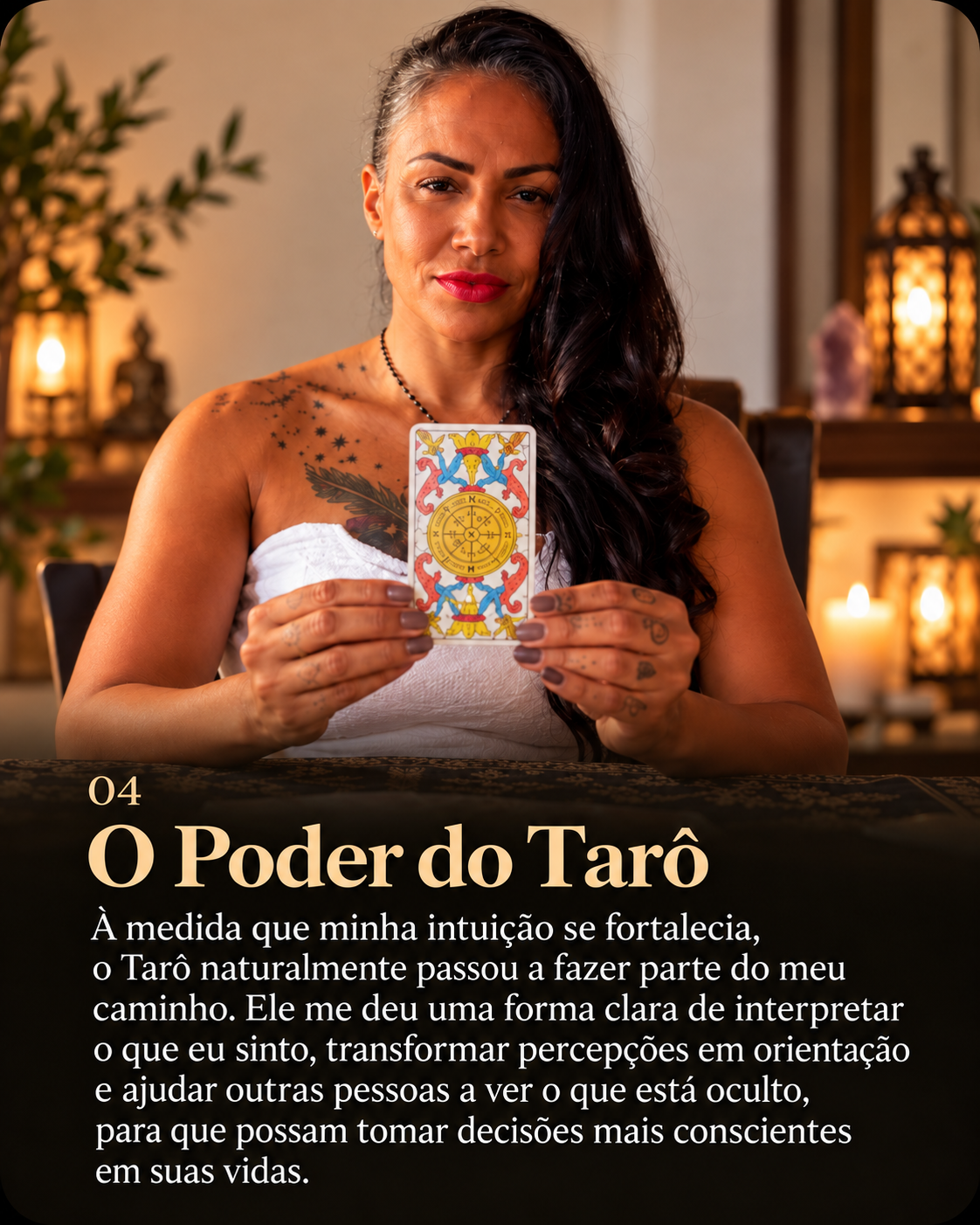 Conheça Minha História — card 04