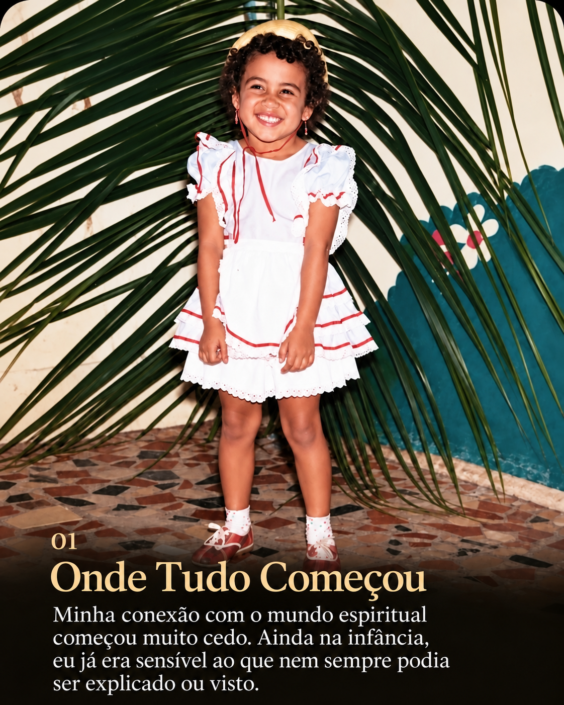 Conheça Minha História — card 01